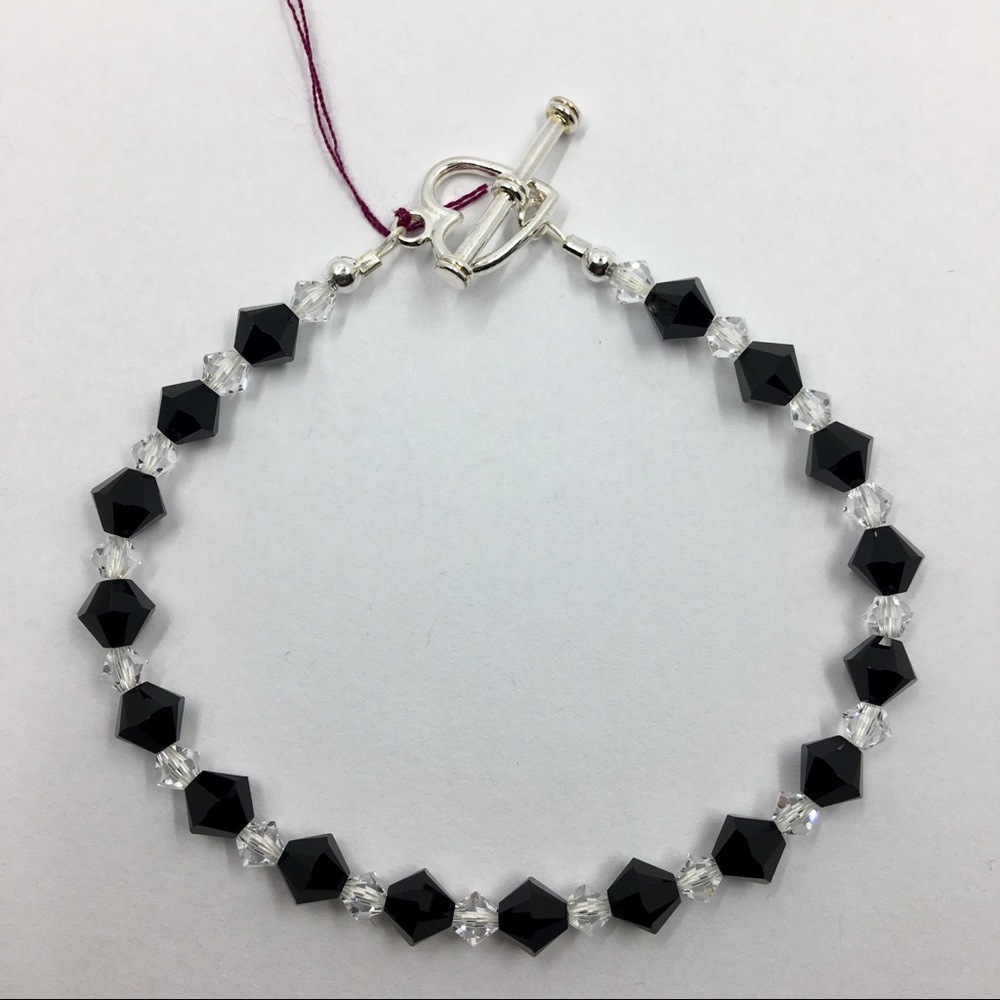 Handmade Swarovski crystal bracelet